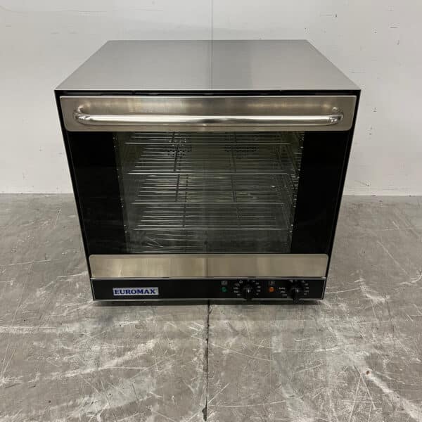 Four à convection Euromax en acier inoxydable 4 x 43/31 cm 230 V pour la restauration