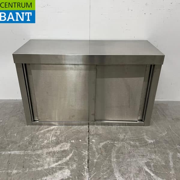 Armoire murale en acier inoxydable 2 portes coulissantes 120 cm Restauration