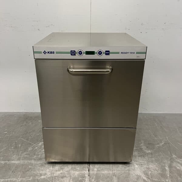 Lave-vaisselle KBS en acier inoxydable avec pompes de vidange et de détergent, 400 V, pour le secteur de la restauration