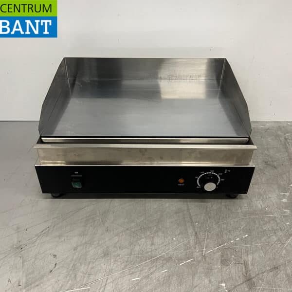 Plaque de cuisson en acier inoxydable HCB chromée, 55 cm, 230 V, pour la restauration