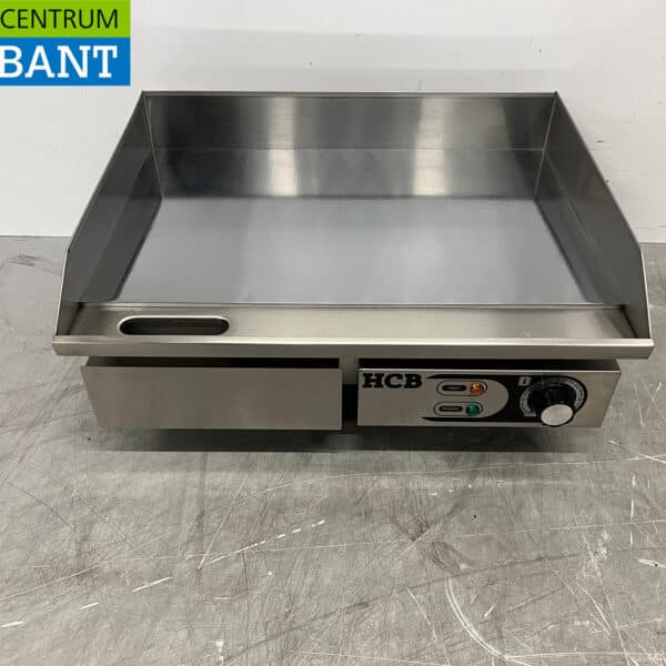 Acier inoxydable Plaque de gril Plaque de cuisson Plaque chromée 55 cm 230V Horeca