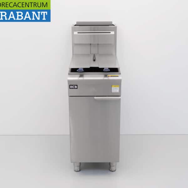 Friteuse HCB en acier inoxydable, 23 litres, 4 brûleurs, 35,2 kW, gaz naturel, 39,5 cm, restauration