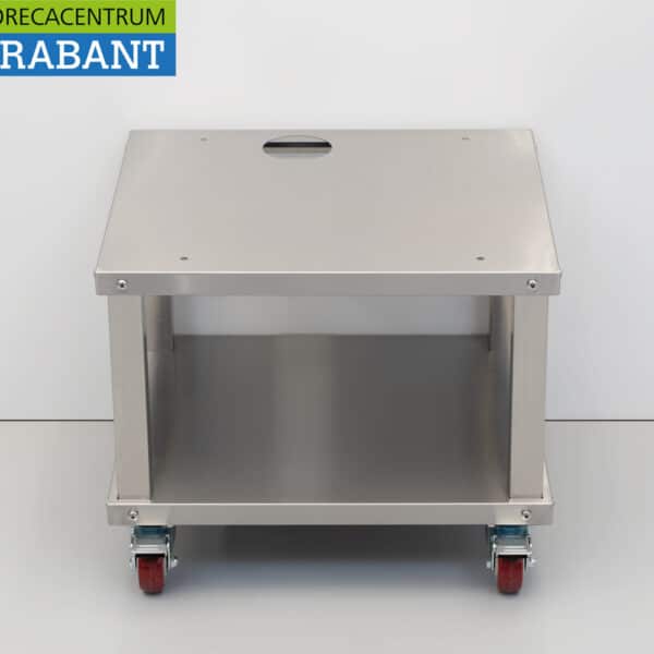 HCB Table de travail mobile en acier inoxydable 48,5 x 53 x 43,5 cm Restauration