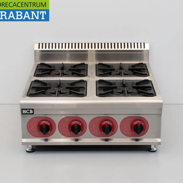 Cuisinière HCB à 4 feux, modèle à poser, au gaz propane, 29,2 kW, 70 cm, pour la restauration