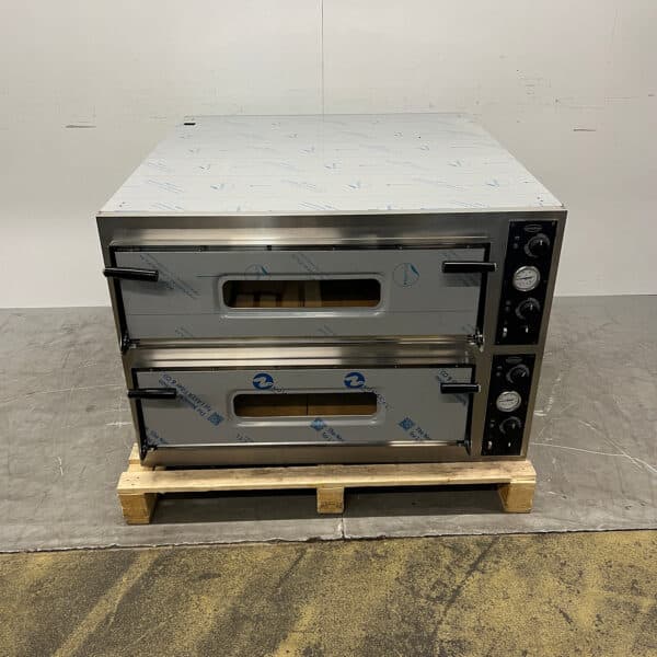 Combisteel en acier inoxydable, 2 x 6 pizzas de 35 cm de diamètre, 400 V, restauration