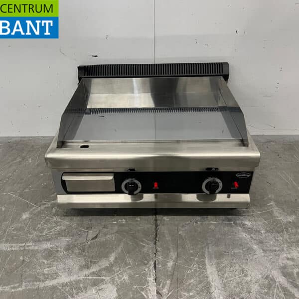 Plaque de cuisson Combisteel en acier inoxydable chromé, 65 cm, pour cuisinières à gaz, secteur de la restauration