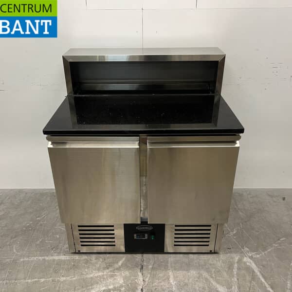 Plan de travail pour pizza Combisteel en acier inoxydable, Saladette 90 cm, 230 V, restauration