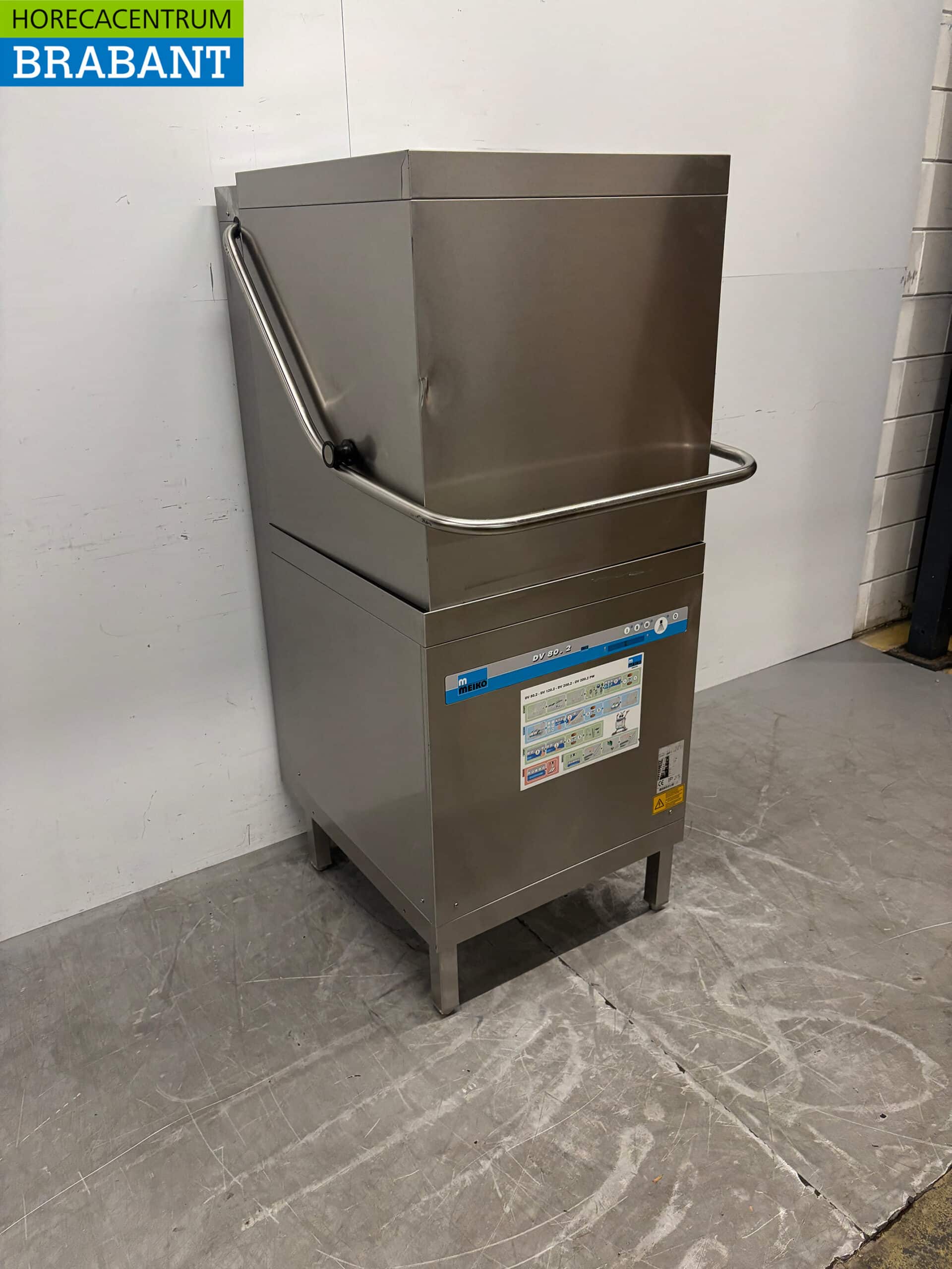 Lave-vaisselle à passage Meiko en acier inoxydable avec pompe de vidange 400V Horeca – Image 3