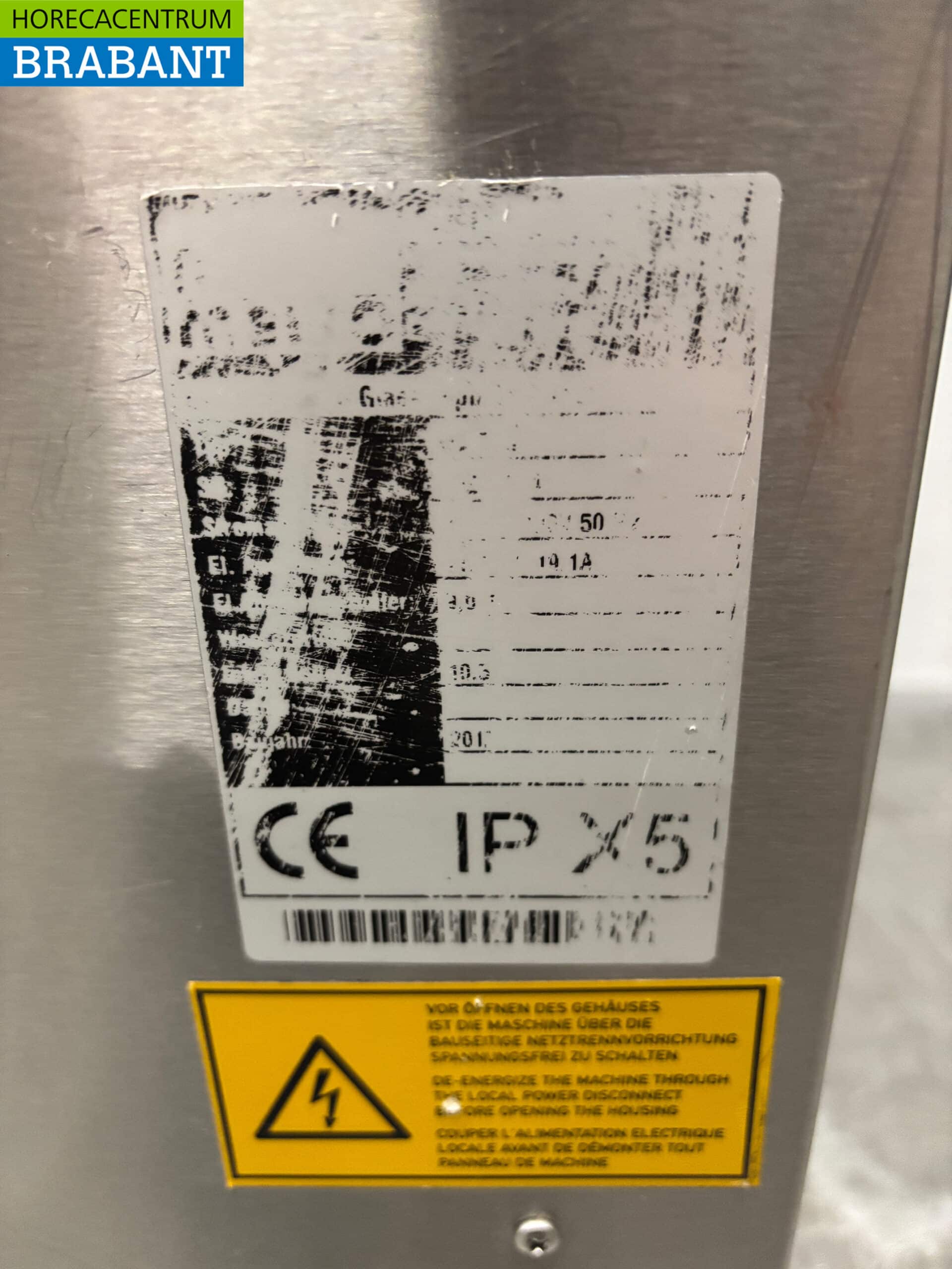 Lave-vaisselle à passage Meiko en acier inoxydable avec pompe de vidange 400V Horeca – Image 6