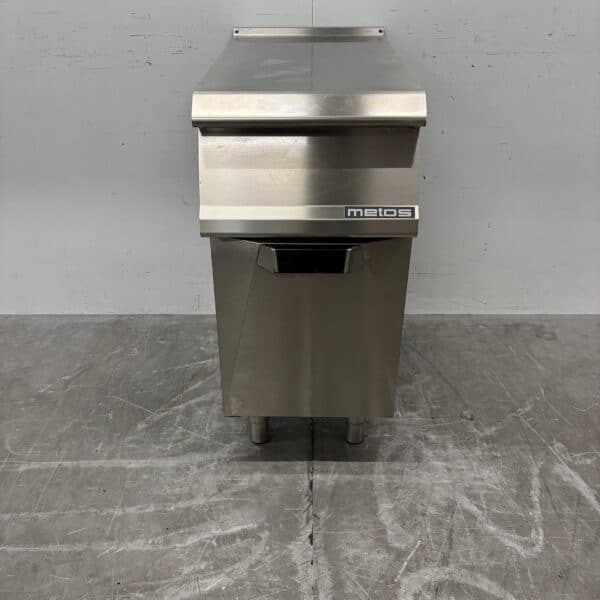 Unité de travail Metos en acier inoxydable, modèle « Neutre », unité aveugle de 40 cm, secteur de la restauration