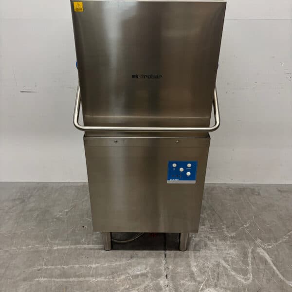 Lave-vaisselle à convoyeur Elettrobar en acier inoxydable, 400 V, pour la restauration