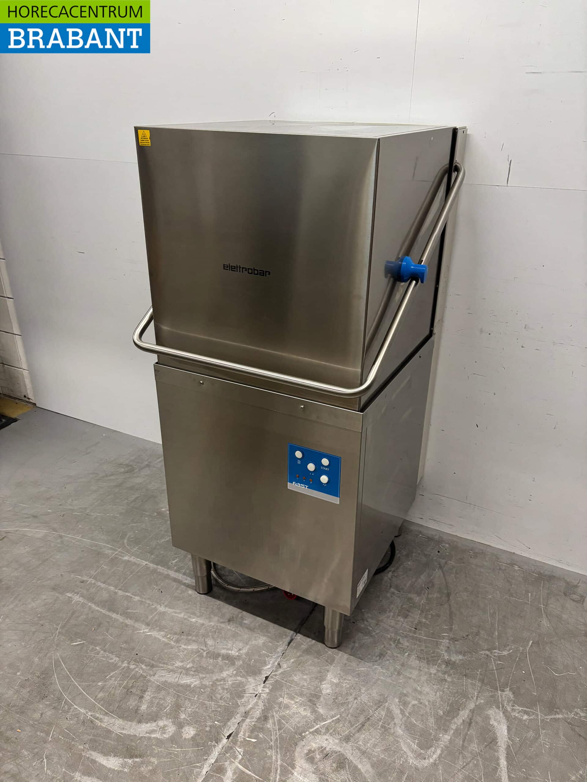 Lave-vaisselle à convoyeur Elettrobar en acier inoxydable, 400 V, pour la restauration – Image 2