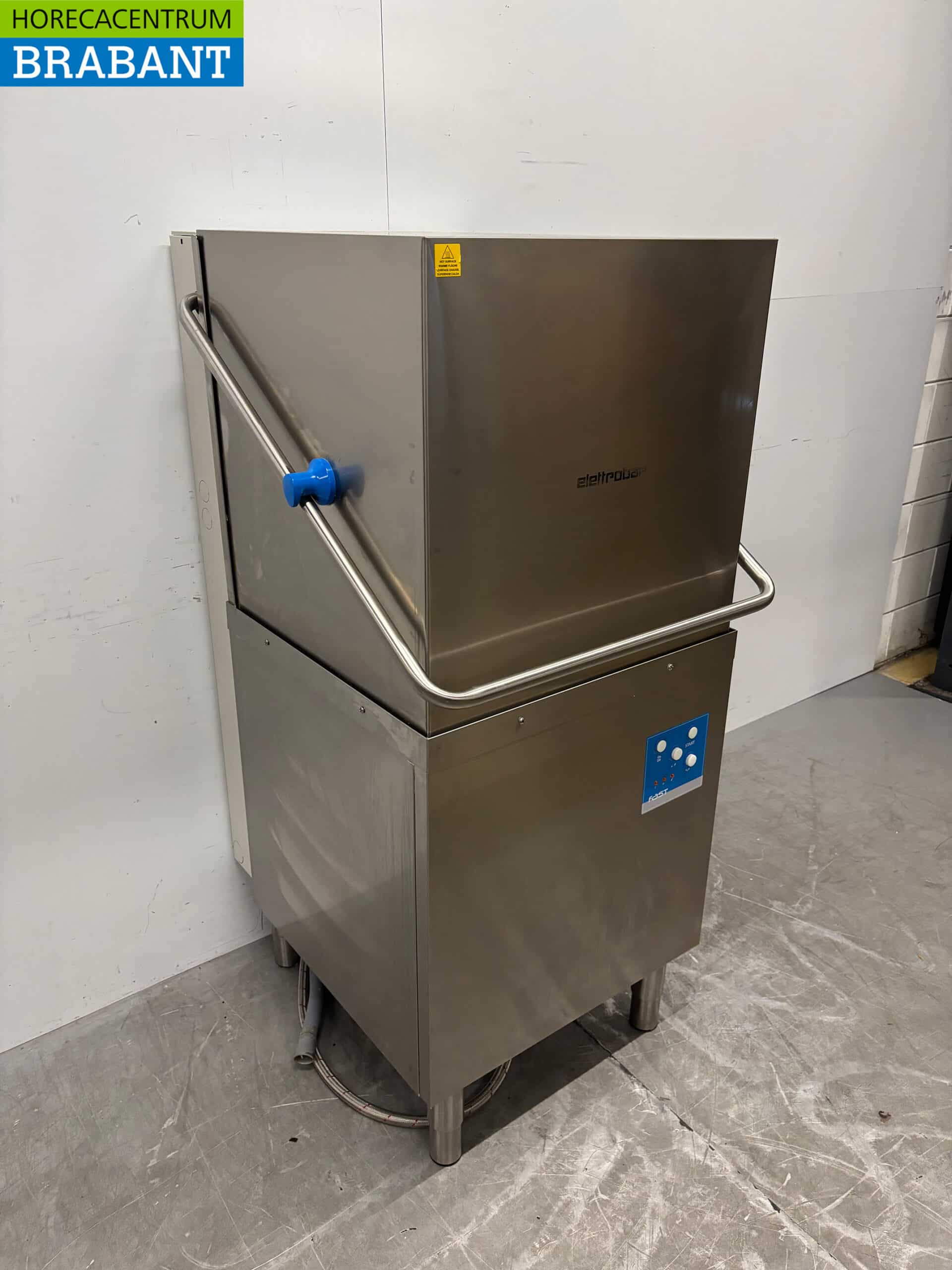 Lave-vaisselle à convoyeur Elettrobar en acier inoxydable, 400 V, pour la restauration – Image 3
