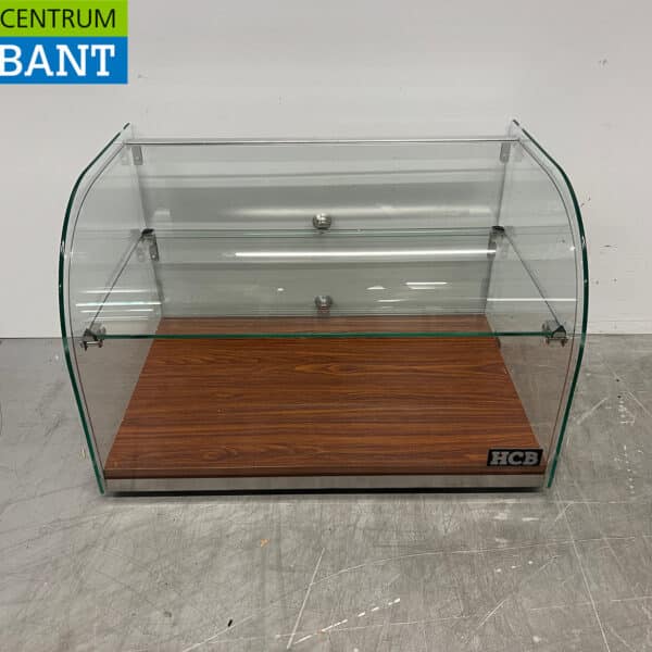 HCB Vitrine à couvercle en verre, 45 litres, 55,4 cm, secteur de la restauration