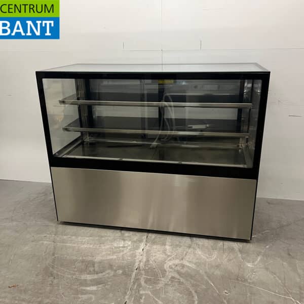 Vitrine réfrigérée mobile Polar en acier inoxydable 150 cm 230V Horeca