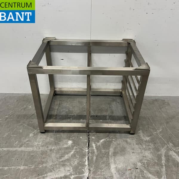 Piètement en acier inoxydable avec étagère 77 x 53,5 x 60 cm – Restauration