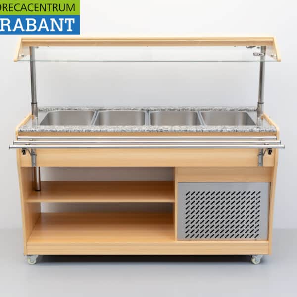 HCB Buffet réfrigéré mobile 4 x 1/1 GN 149,2 cm 230 V Restauration