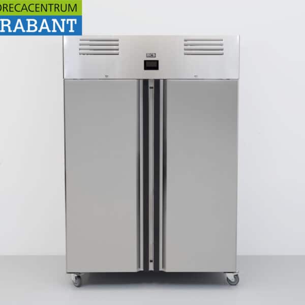 Armoire réfrigérée HCB en acier inoxydable à double porte, 1 195 litres. Économe en énergie ! Secteur de la restauration