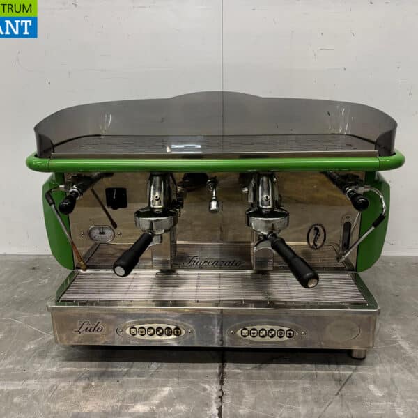 Machine à expresso Fiorenzato Lido 2 groupes, 400 V, pour la restauration
