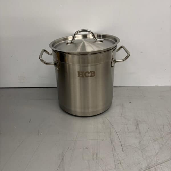 Acier inoxydable Poêle à soupe Poêle de cuisson Induction 20 x 20 cm 6 litres Restauration