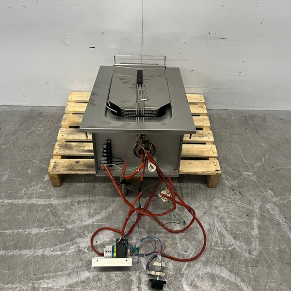 Friteuse « Drop In » Mareno en acier inoxydable, 12 litres, 400 V, pour la restauration
