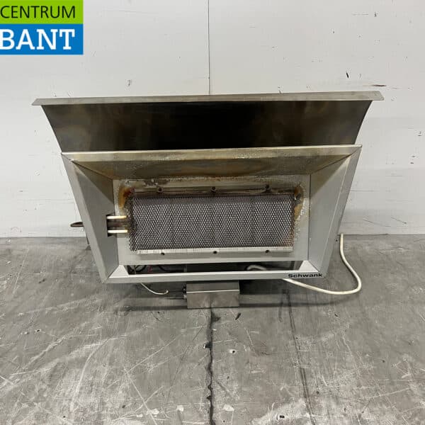 Chauffage de terrasse Schwank en acier inoxydable avec allumage électronique, 230 V, pour le secteur de la restauration