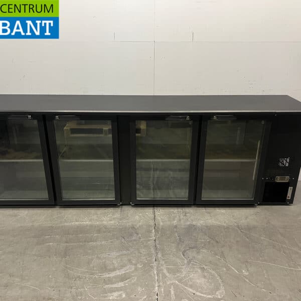 Gamko Armoire réfrigérée à 4 portes battantes en verre, 254,5 cm, 230 V, pour la restauration