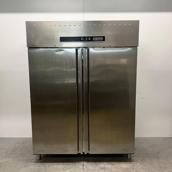 Maxxfrost en acier inoxydable Congélateur double porte 1300 litres 230V Horeca