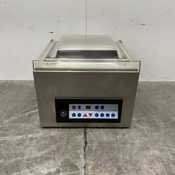Machine sous vide Henkovac en acier inoxydable avec fonction d'emballage sous gaz, 230 V, pour le secteur de la restauration