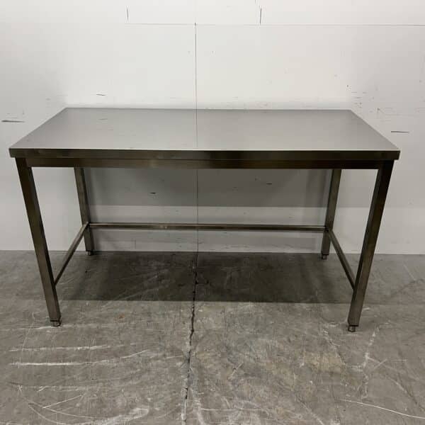 Table de travail en acier inoxydable 150 x 70 x 90 cm Restauration