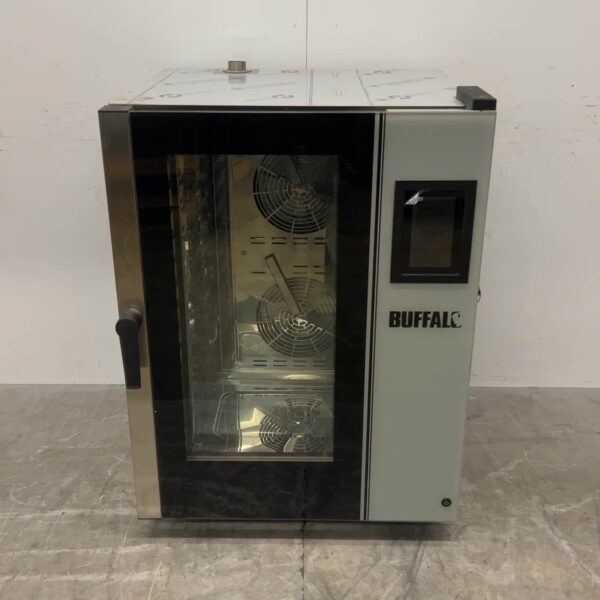 Four mixte Buffalo HX568-E en acier inoxydable, 18,5 kW, 400 V, 79 x 77 x 106,5 cm, restauration
