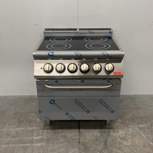 Cuisinière à induction RVS Gastro M GM70 16 kW GAS 80 x 77 x 85,5 cm Restauration