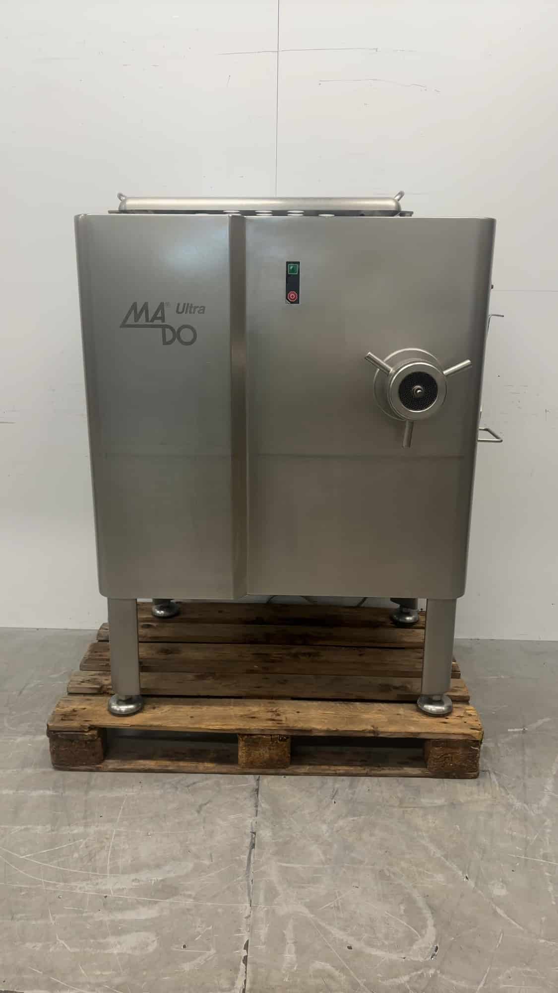 Hachoir Mado Ultra en acier inoxydable, 400 kg, 9 kW, 400 V, pour la restauration