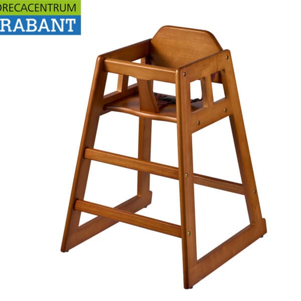 HCB : chaise haute en bois empilable pour enfants, destinée au secteur de la restauration