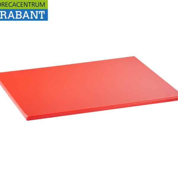 Planche à découper HCB extra-épaisse conforme aux normes HACCP, rouge, format 1/1 GN - 53 x 32,5 x 20 mm, pour la restauration