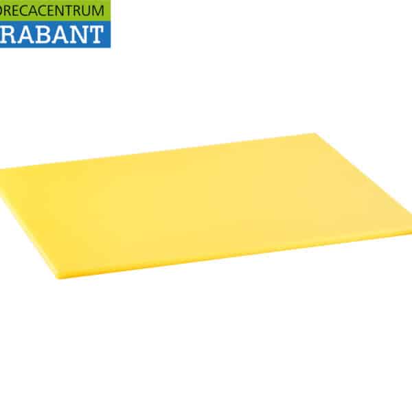 Planche à découper HCB extra-épaisse conforme aux normes HACCP, jaune, format 1/1 GN - 53 x 32,5 x 20 mm, pour la restauration