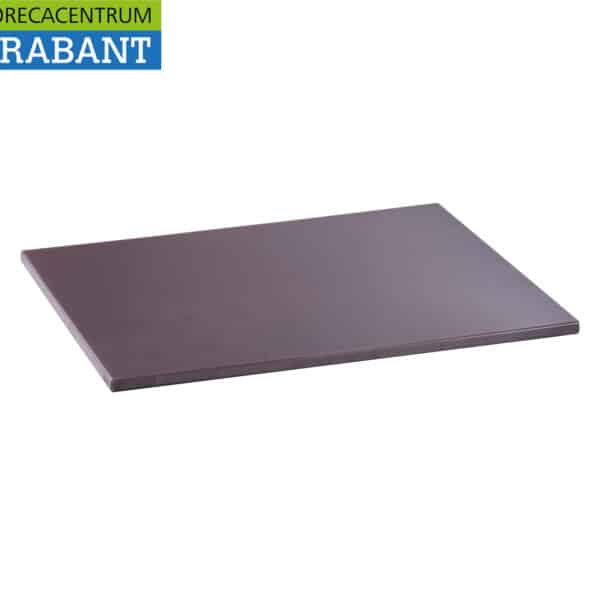 Planche à découper HCB extra-épaisse conforme à la norme HACCP, marron, 450 x 300 x 20 mm, pour la restauration