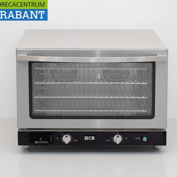 Four à air chaud HCB en acier inoxydable, four à convection avec fonction d'humidification, 4 x 60/40 cm, 230 V, restauration