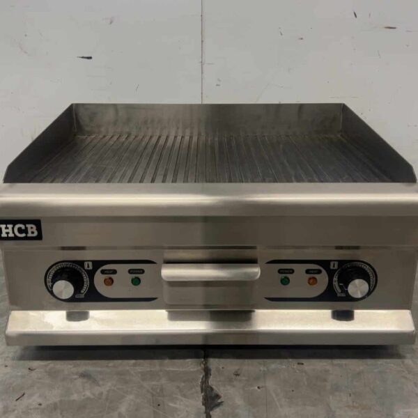 Plaque de cuisson HCB en acier inoxydable, 5 kW, 400 V, 60 x 52 x 31 cm, pour la restauration