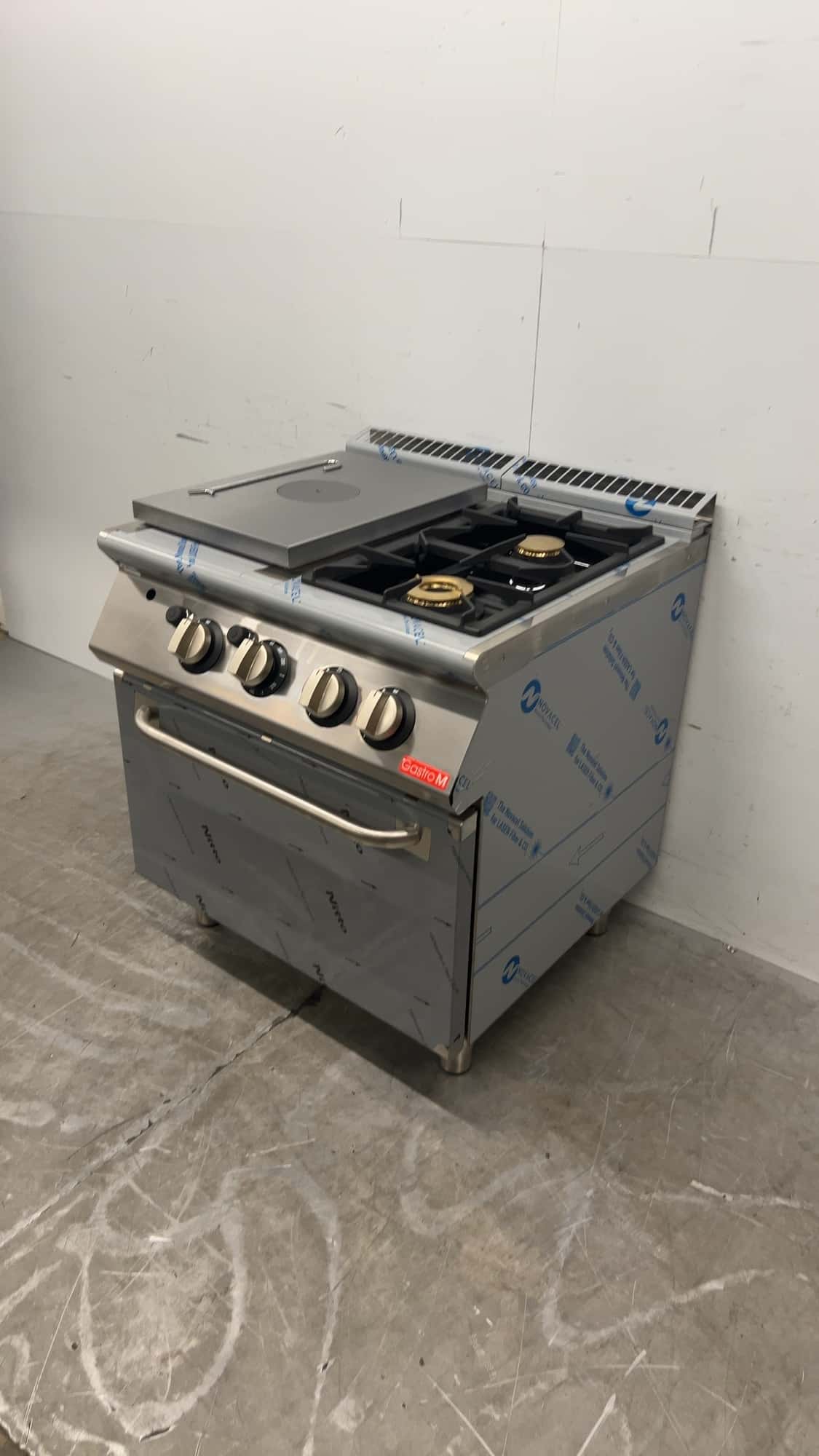 Cuisinière à gaz RVS Gastro M TPPCFGB avec plaque de cuisson et four, 23,2 kW, GAZ, restauration